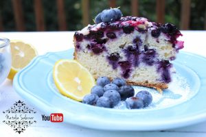 Pasteles blue y limón: Un toque cítrico y refrescante